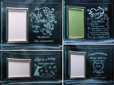 フォトフレーム　オリジナル記念品　お祝の品