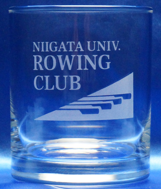 ロゴ入れグラス　ロックグラス　大学　卒部　卒業　記念品　お祝いロックグラス