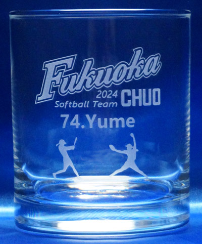 ソフトボール 野球　チーム　ロゴ入れ　記念品　
