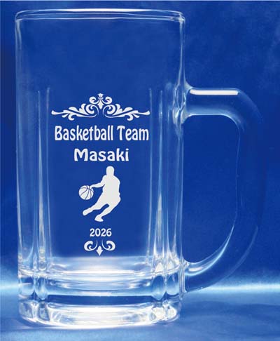 バスケットボール 記念品 ビアジョッキ